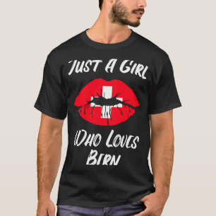 Lips Mouth Love Switzerland Flag Bern T-Shirt