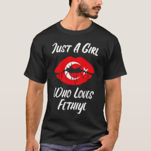 Lips Mouth Love Turkish Flag Fethiye T-Shirt