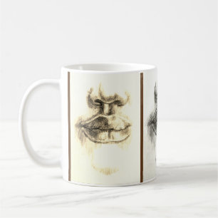 Lips & Nose Pencil Drawing Art Mug