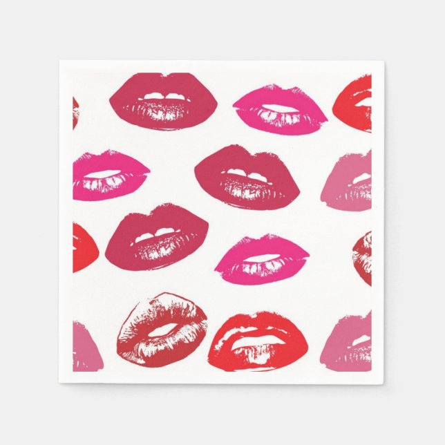 Lips Paper Napkin (Front)