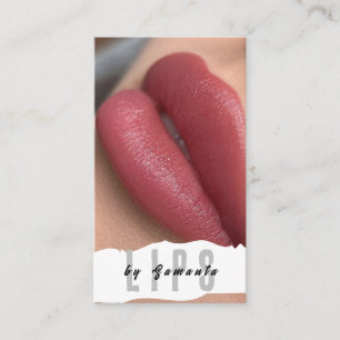 Lips PMU Microblading Henna Salon  Business Card