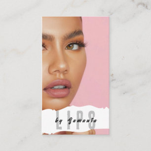 Lips PMU Microblading Henna Salon  Business Card