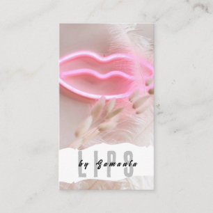 Lips PMU Microblading Henna Salon  Business Card