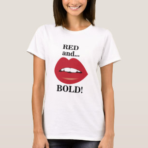 Lips Red and Bold Lips T-Shirt