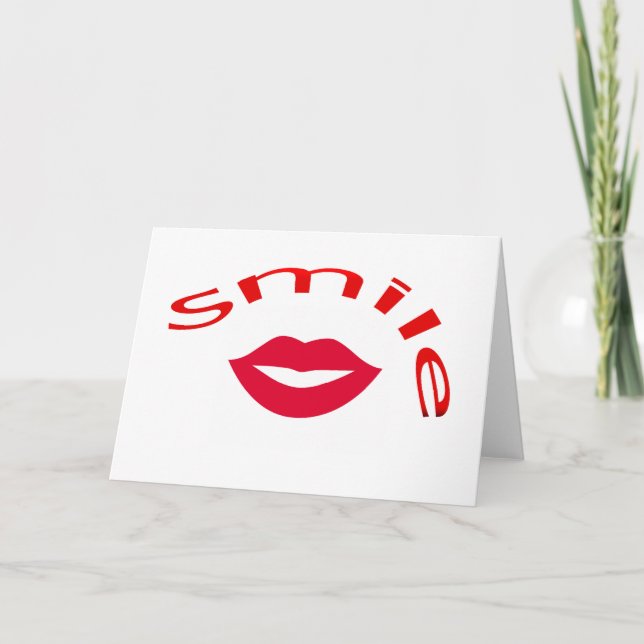 Lips - SMILE Card (Front)