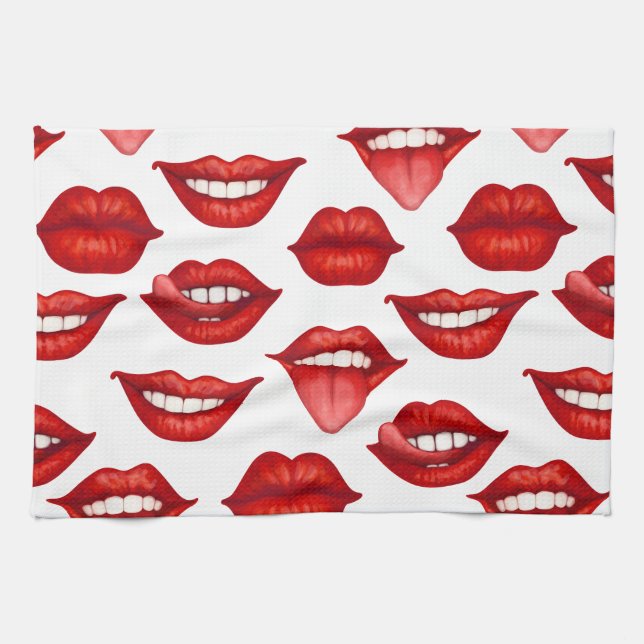 Lips Tea Towel (Horizontal)