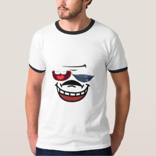 Lips & Teeth Harmony: Unique Emoji Design T-Shirt