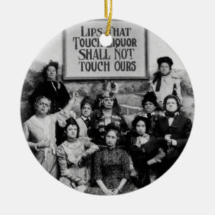 Lips That Touch Liquor Shall Not Touch Ours Ceramic Tree Decoration