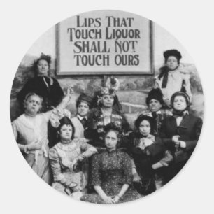 Lips That Touch Liquor Shall Not Touch Ours Classic Round Sticker