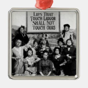 Lips That Touch Liquor Shall Not Touch Ours Metal Tree Decoration