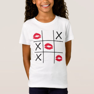 Lips Tic Tac Toe T-Shirt