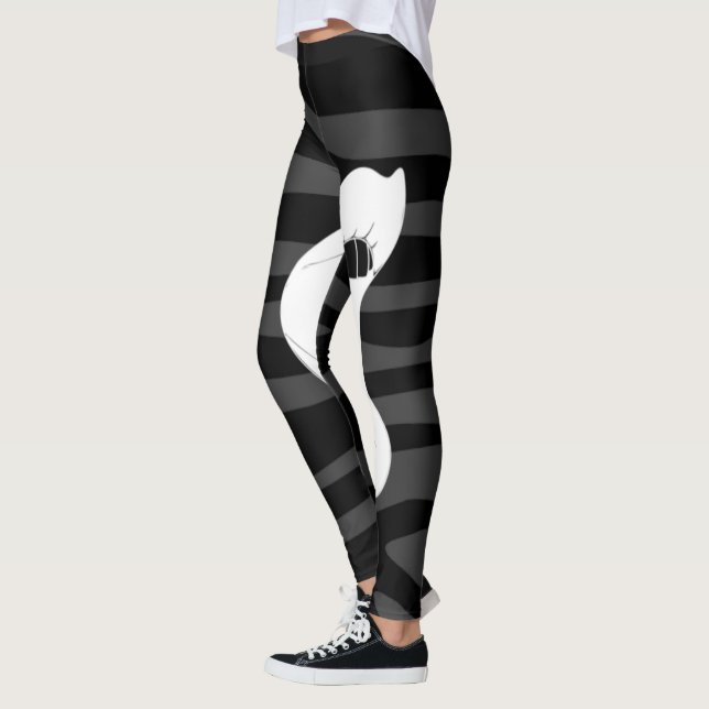 Lips tiger stripes Leggings (Left)
