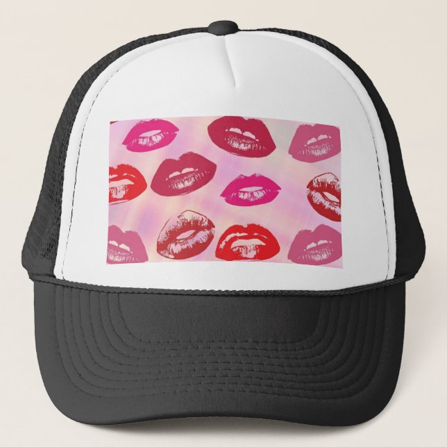 Lips Trucker Hat (Front)