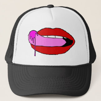 lips trucker hat