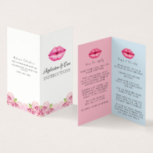 Lipsense Application Instructions Business Card