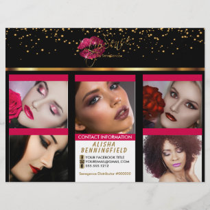 Lipsense Information -Trifold - Hot Pink Flyer