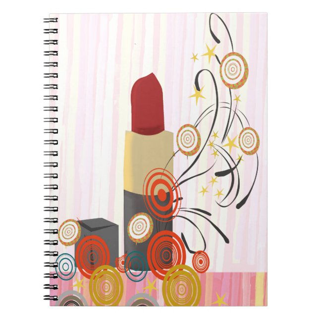 Lipsense Lipstick Cosmetologist Makeup Artist Notebook (Front)