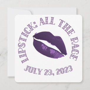 Lipstick All The Rage National Lipstick Day 2023 p Holiday Card