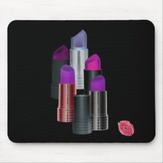 Lipstick Art Sealed with a Kiss... Mouse Mat