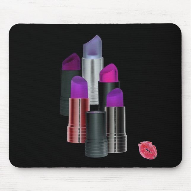 Lipstick Art Sealed with a Kiss... Mouse Mat (Front)