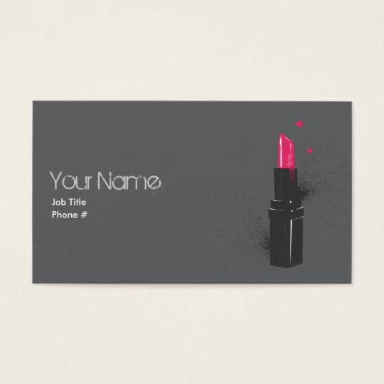 Lipstick Business Card