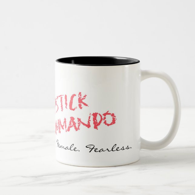 Lipstick Commando Mug (Right)