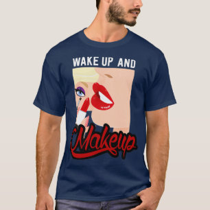 Lipstick Cosmetics Makeup Lips Makeup T-Shirt