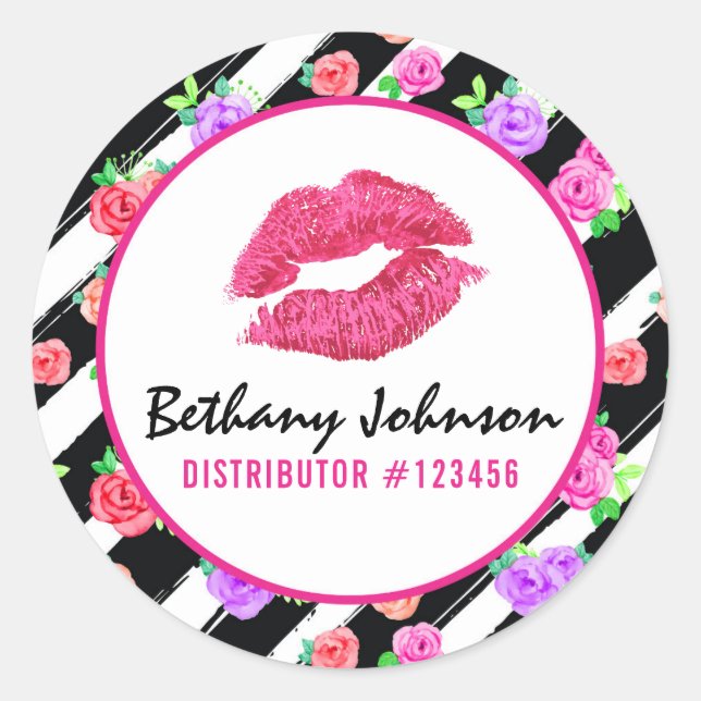 Lipstick Distributor Glam Rose Kiss Packaging Seal (Front)