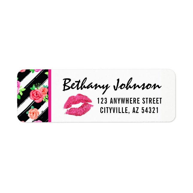 Lipstick Distributor Glam Rose Lip Return Address (Front)