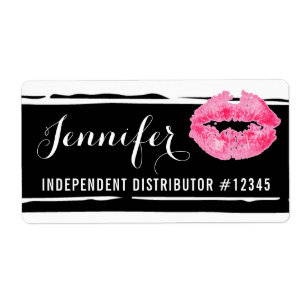 Lipstick Distributor Personalised Hostess Name Tag