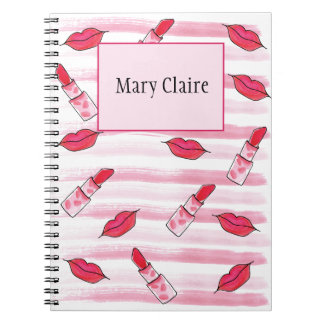 Lipstick Journal Planner Organiser Notebook