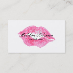 Lipstick Kiss Business Card
