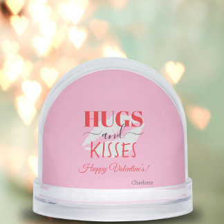 Lipstick Kiss Romantic Unique Gift for Him Snowglobe