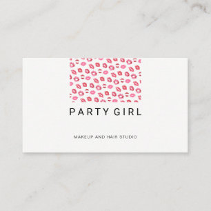 Lipstick Kiss / Salon Business Card