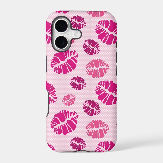 Lipstick Kiss Shape Print Pattern (Back)