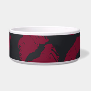 Lipstick Kisses: Dark Red Imprints