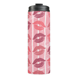 Lipstick Kisses Thermal Tumbler