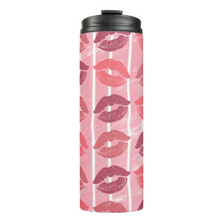 Lipstick Kisses Thermal Tumbler
