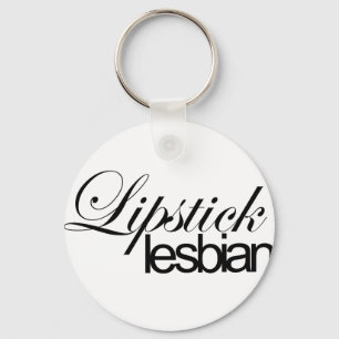 Lipstick Lesbian Key Ring