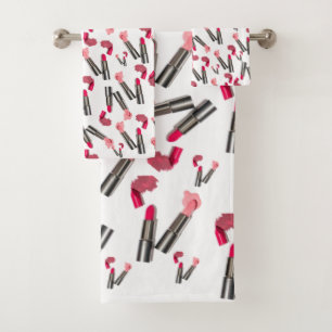 Lipstick Lips Bathroom Towel Sets