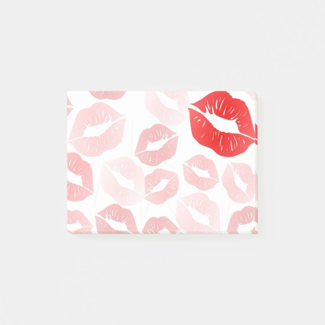 Lipstick Lips Post-it Notes (Front)