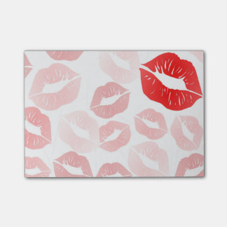 Lipstick Lips Post-it Notes