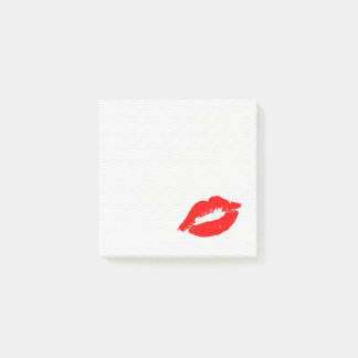 Lipstick Mark Post-it Notes
