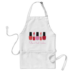 Lipstick & Nail Polish Personalised Apron