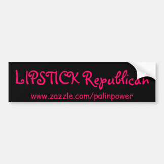 LIPSTICK Republican, Bumper Sticker
