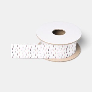 Lipstick Ribbon Satin Ribbon