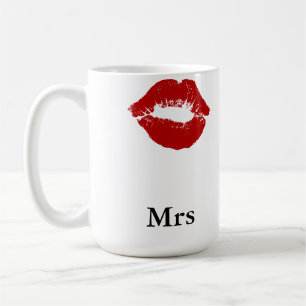 Lipstick Smudge Mrs Coffee Mug