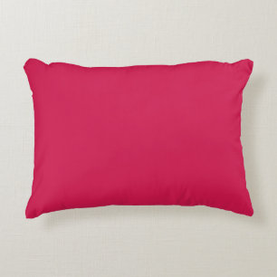 Lipstick (solid colour) Crimson Decorative Cushion