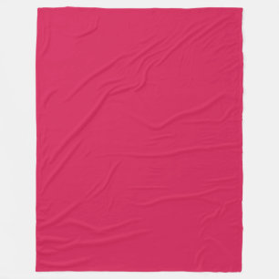 Lipstick  (solid colour) Crimson Fleece Blanket