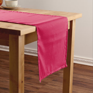 Lipstick  (solid colour) Crimson Short Table Runner